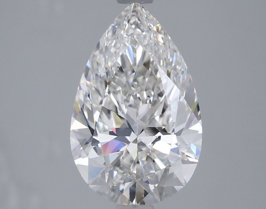 3.00 Carat F-VVS2 Pear Lab Diamond