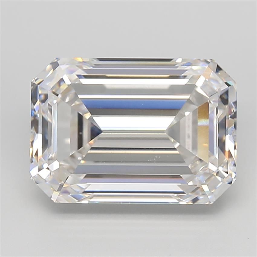 8.03 Carat F-VVS2 Emerald Lab Diamond