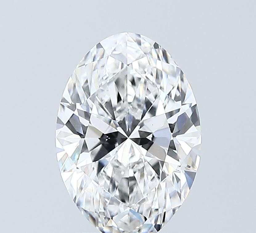 2 Carat D-VVS2 Oval Lab Diamond