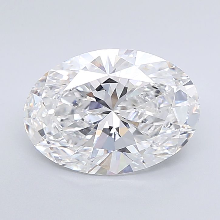 3.41 Carat D-VVS2 Oval Lab Diamond
