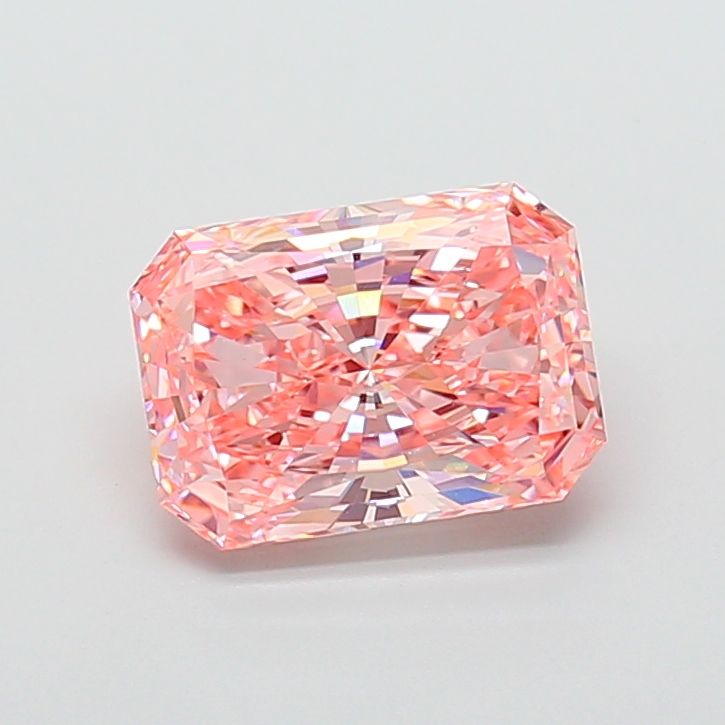 4.57 Carat Radiant Cut Fancy Pink