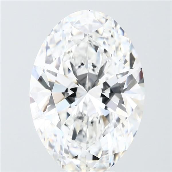 6.08 Carat E-VVS2 Oval Lab Diamond