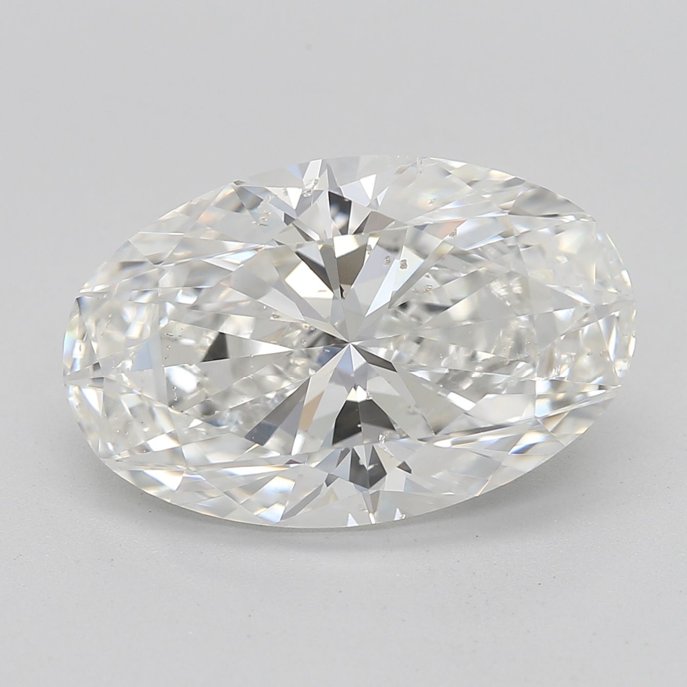 3.51 Carat H-SI2 Oval Cut Diamond