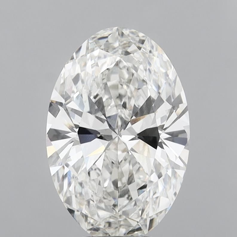 5.05 Carat F-VVS2 Oval Lab Diamond