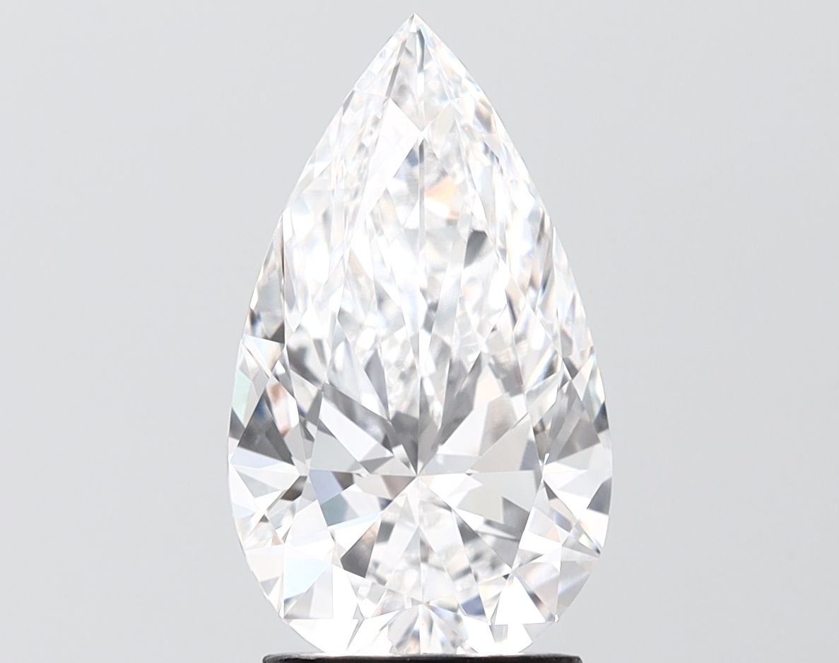 3.00 Carat E-VVS2 Pear Lab Diamond