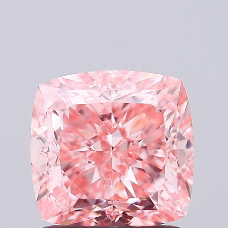 1.63 Carat Cushion Cut Fancy Pink