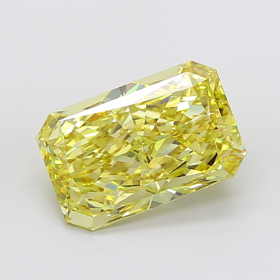 14.02 Carat Radiant Cut Fancy Yellow