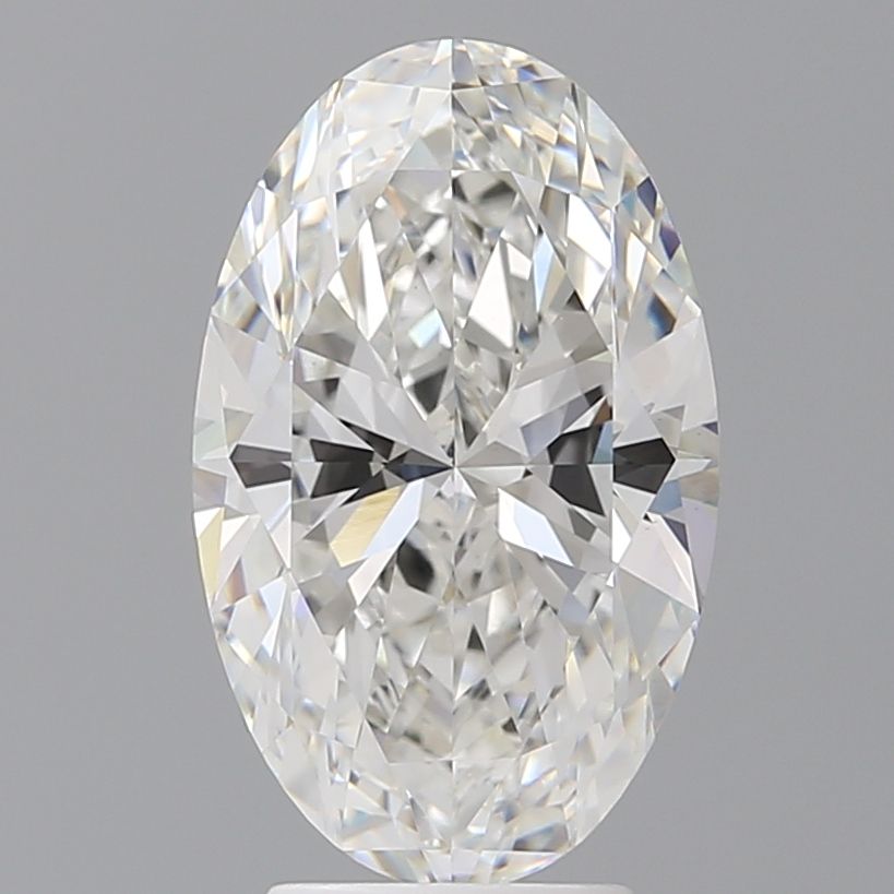 4.08 Carat E-VVS2 Oval Lab Diamond