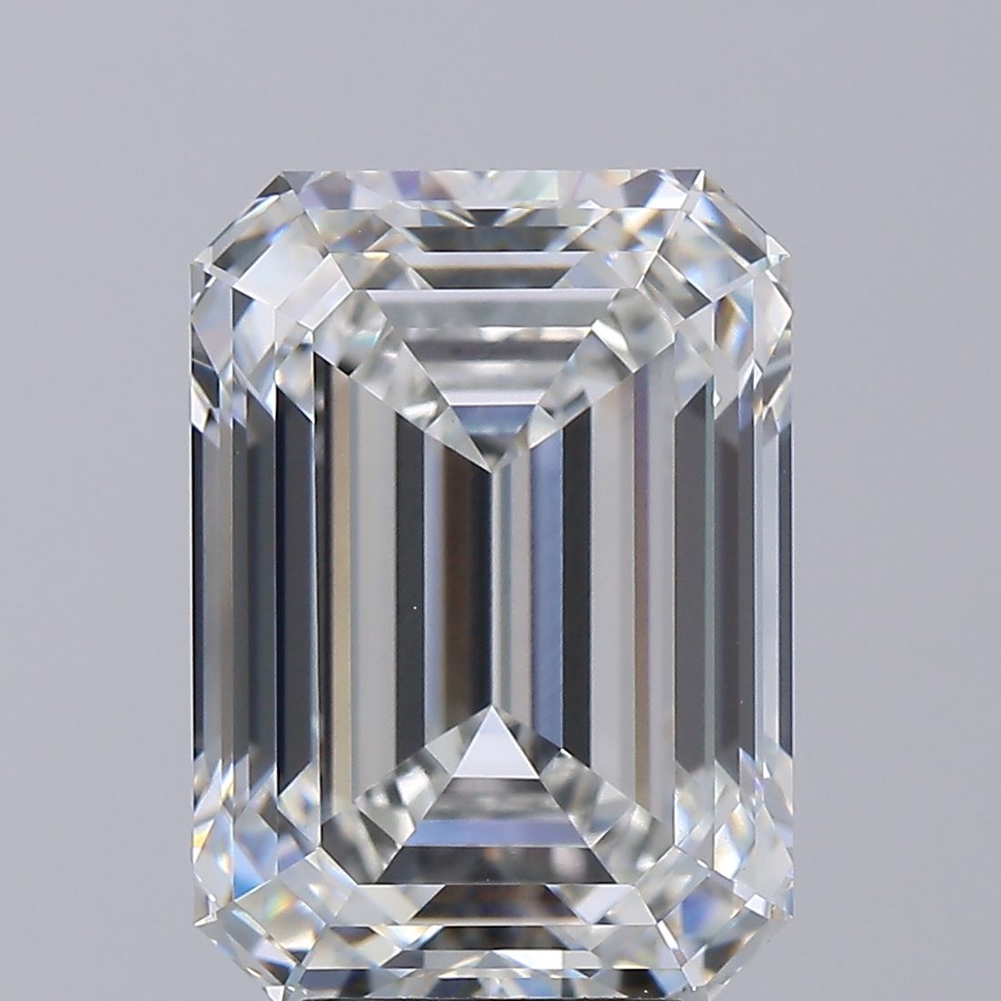 7.07 Carat F-VVS2 Emerald Lab Diamond