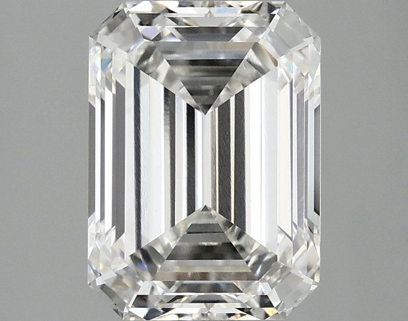 2.97 Carat F-VVS2 Emerald Lab Diamond