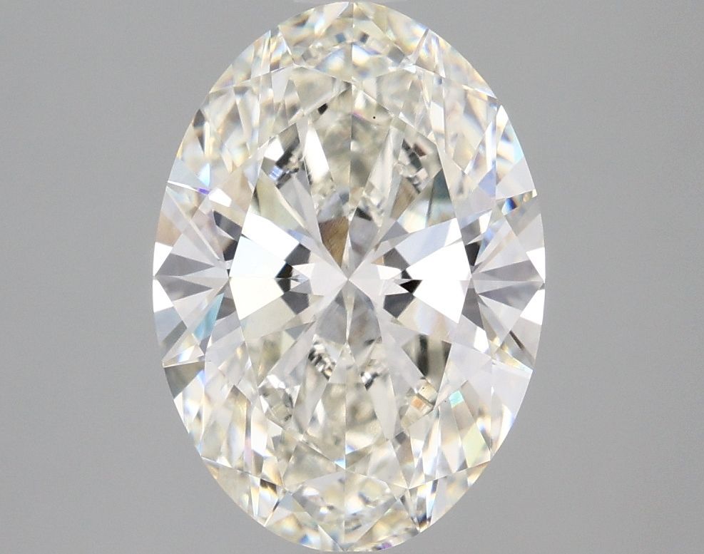 2.96 Carat H-VS1 Oval Lab Diamond
