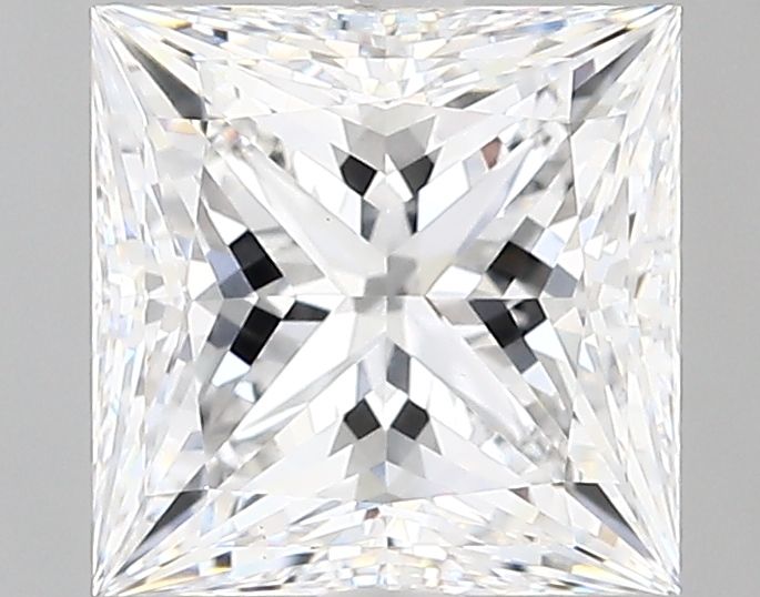 2.59 Carat D-VVS2 Princess Lab Diamond