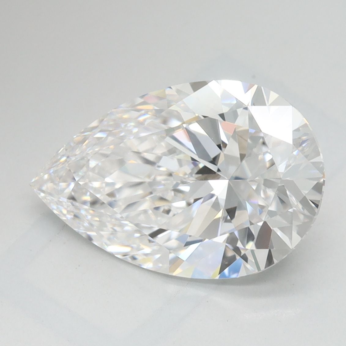 2.46 Carat D-IF Pear Lab Diamond