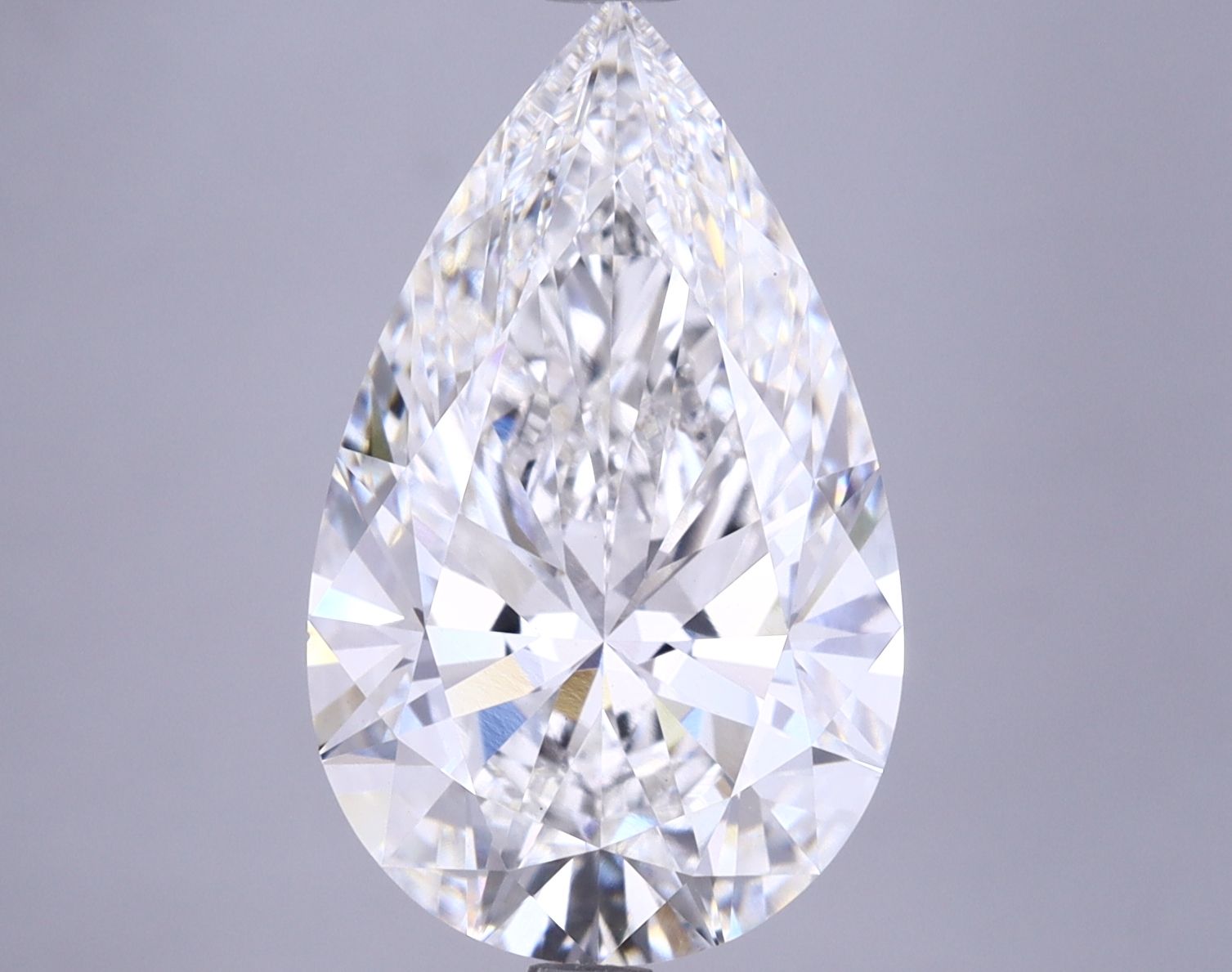 5.70 Carat G-VS1 Pear Lab Diamond