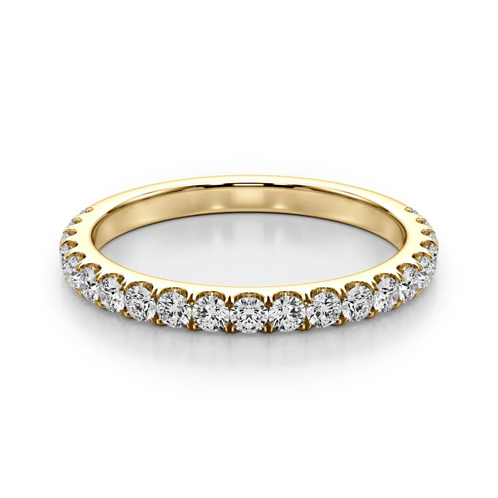 Common Prong 0.40 ct. Round Diamond Band-VIRABYANI