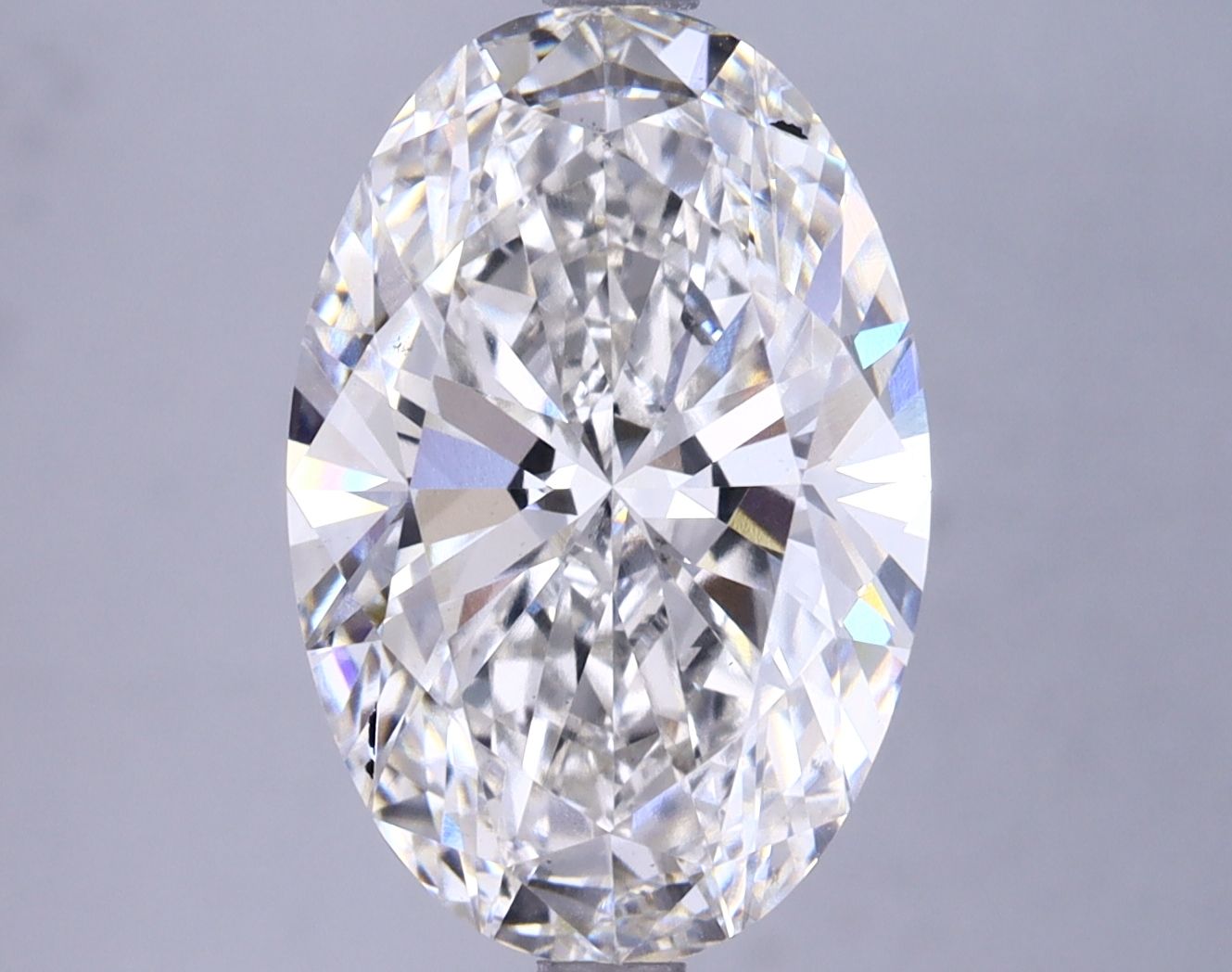 4.92 Carat G-VS1 Oval Lab Diamond