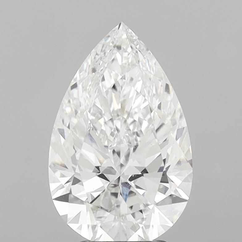 3.72 Carat E-VS1 Pear Lab Diamond