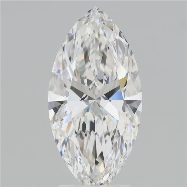 2.80 Carat E-VVS2 Marquise Lab Diamond