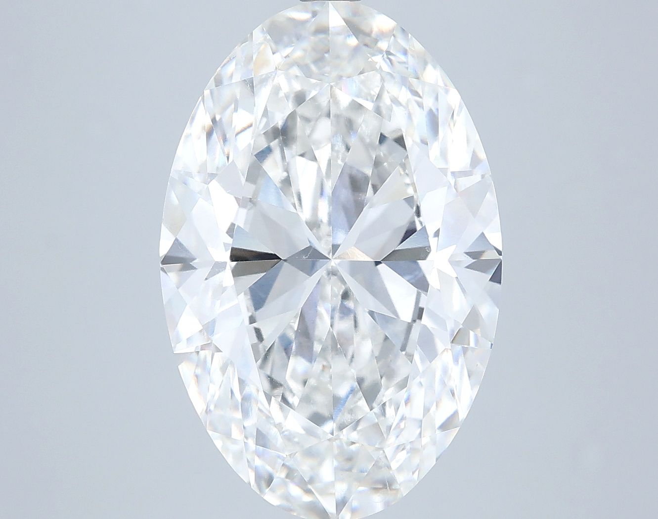 7.06 Carat E-VVS2 Oval Lab Diamond