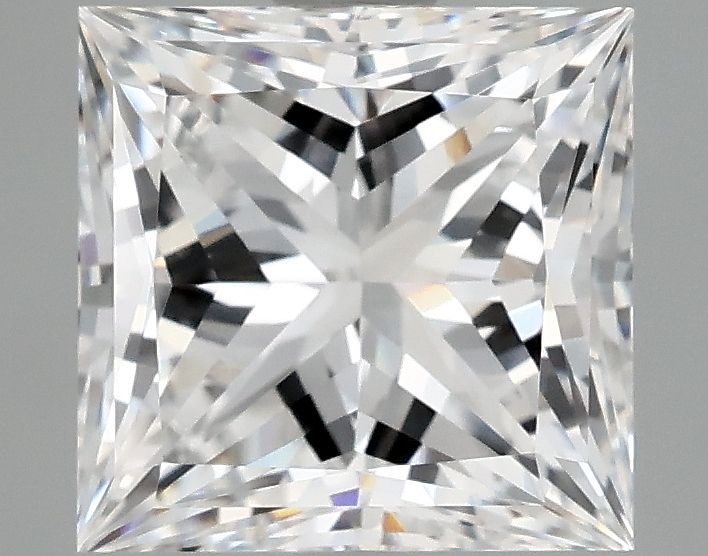 2.85 Carat E-VVS2 Princess Lab Diamond