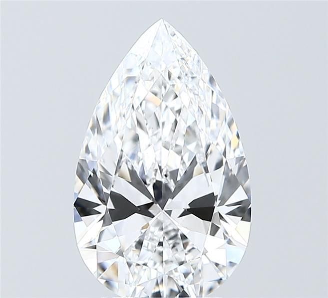2.59 Carat D-VVS2 Pear Lab Diamond