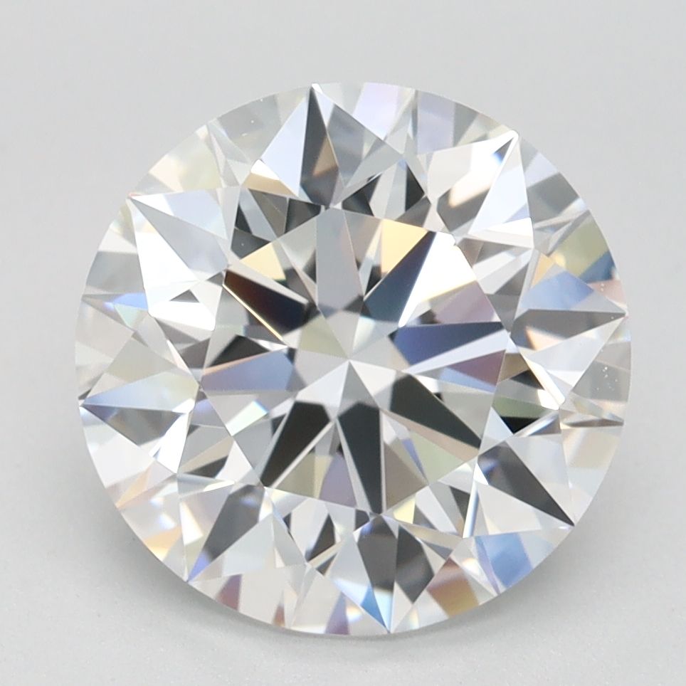 2.92 Carat D-IF Round Lab Diamond