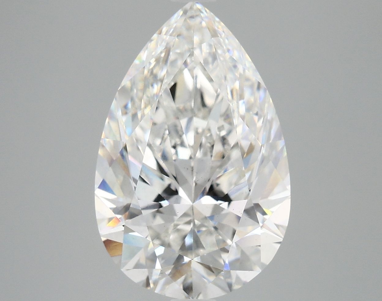 5.05 Carat F-VS1 Pear Lab Diamond