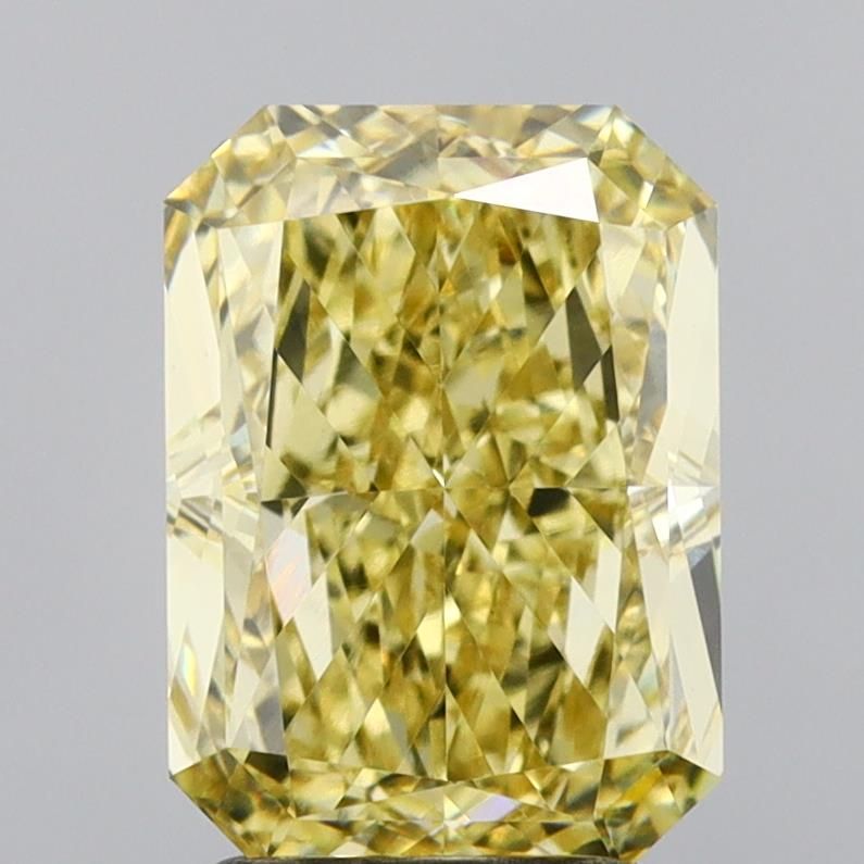 2.84 Carat Radiant Cut Fancy Yellow