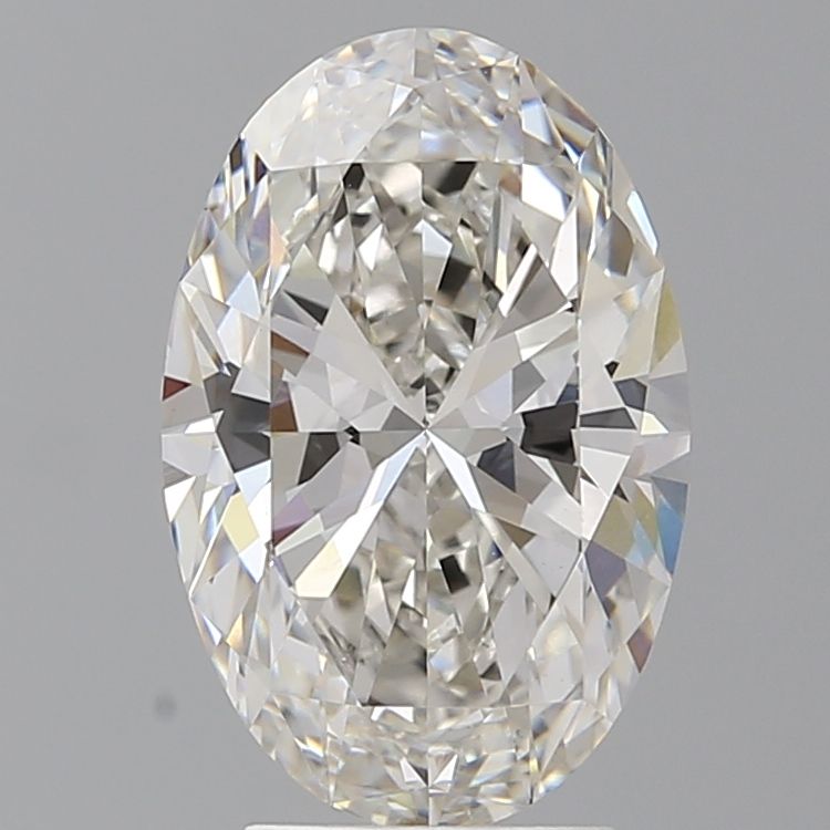 3.55 Carat G-VVS2 Oval Lab Diamond