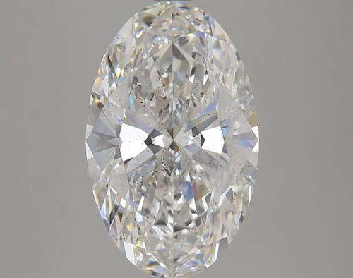 4.56 Carat F-SI2 Oval Lab Diamond