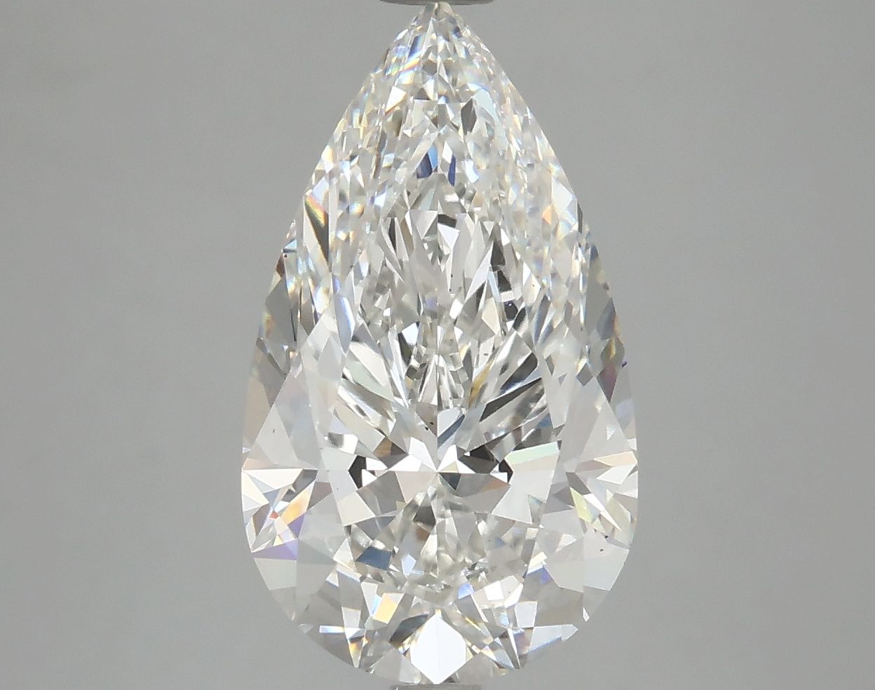 4.04 Carat G-VS1 Pear Lab Diamond