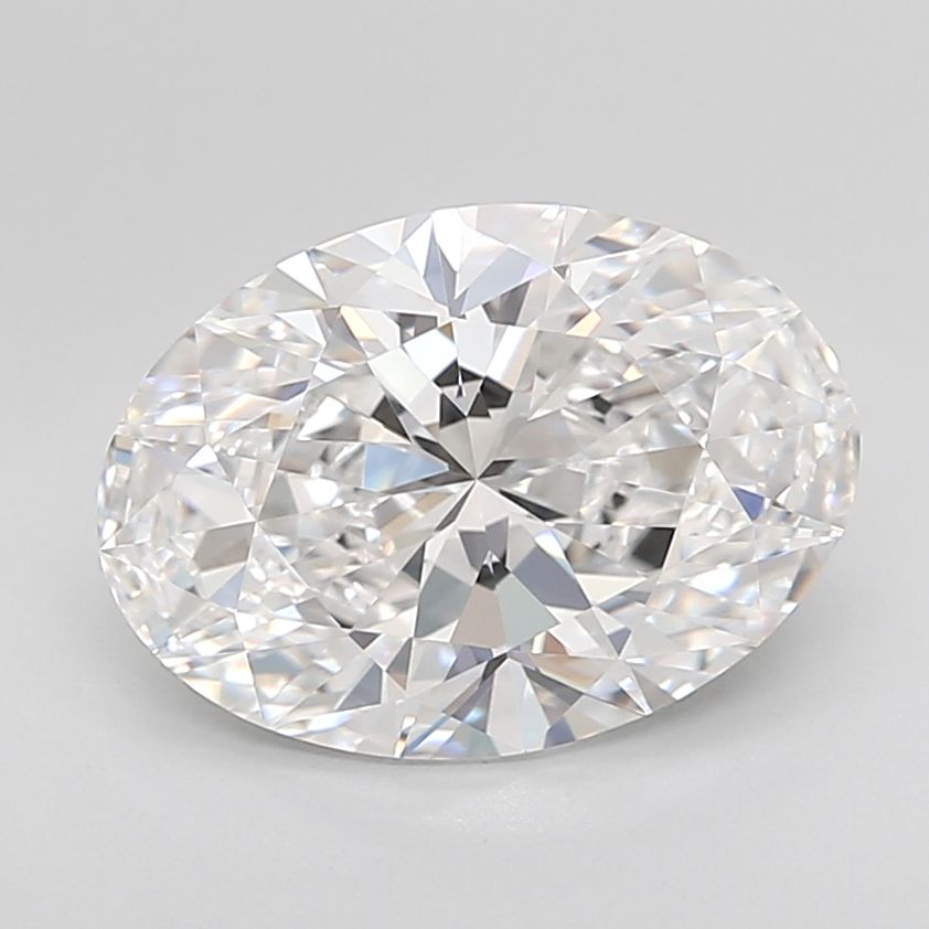 3.15 Carat D-IF Oval Lab Diamond