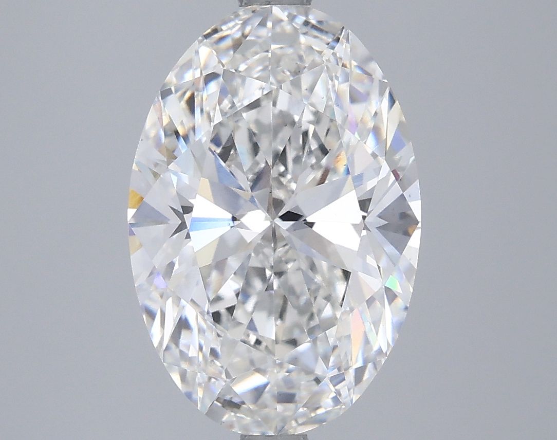 3.59 Carat F-VS2 Oval Lab Diamond