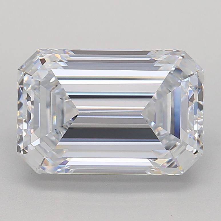 4.02 Carat F-VVS1 Emerald Lab Diamond