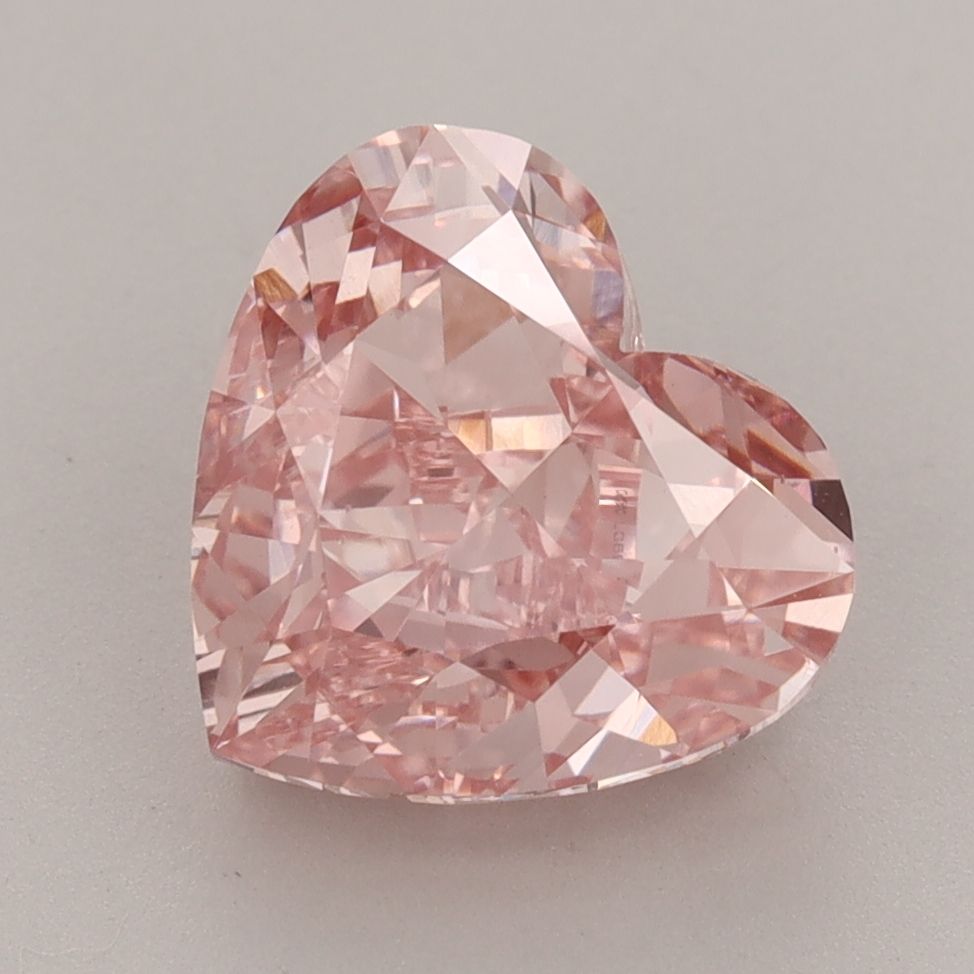 4.04 Carat Heart Cut Fancy Pink