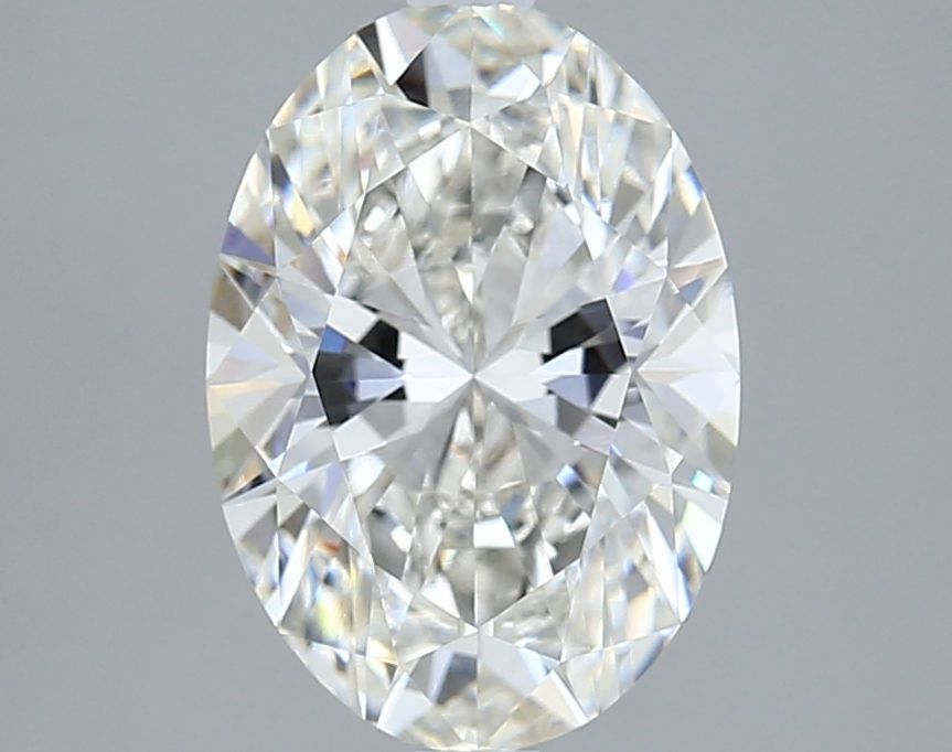 2.84 Carat G-VVS1 Oval Lab Diamond