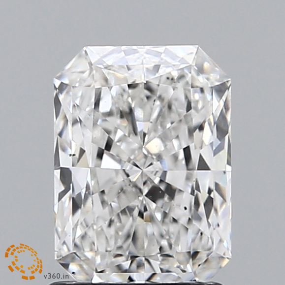 1.37 Carat E-VS2 Radiant Lab Diamond