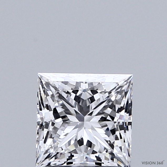 1.07 Carat D-VVS2 Princess Lab Diamond