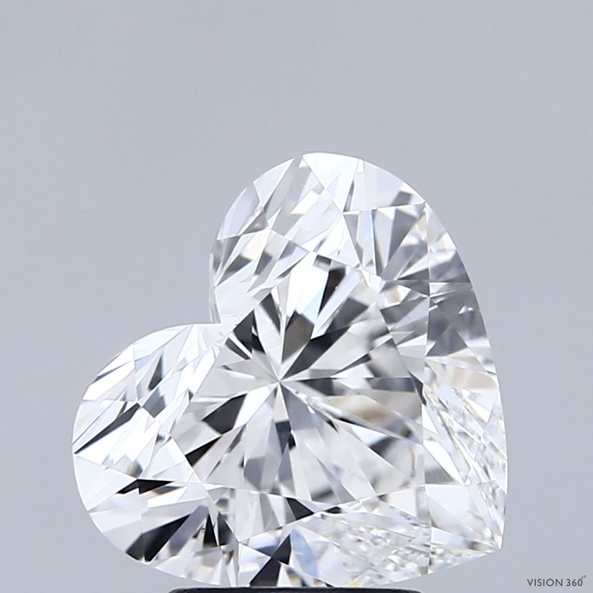 3.36 Carat E-VVS2 Heart Lab Diamond