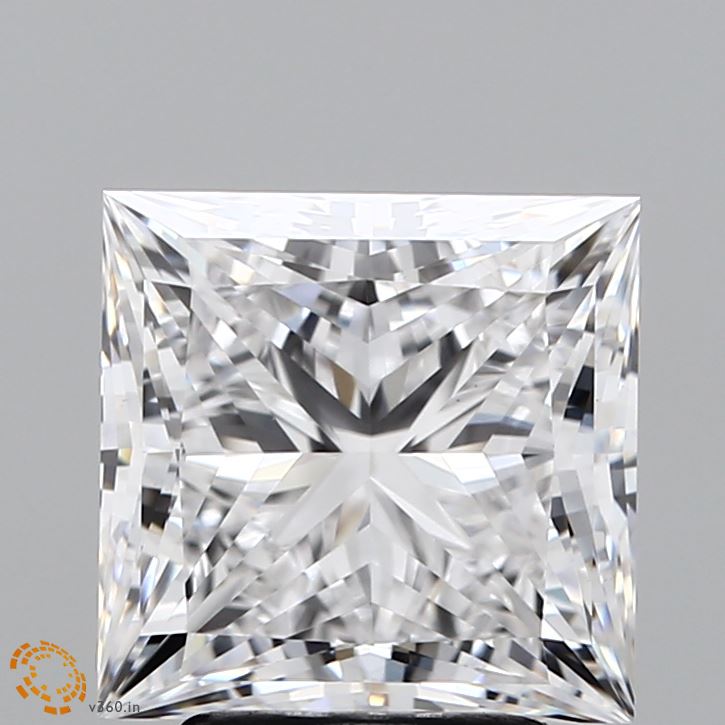 3.62 Carat F-VS1 Princess Lab Diamond