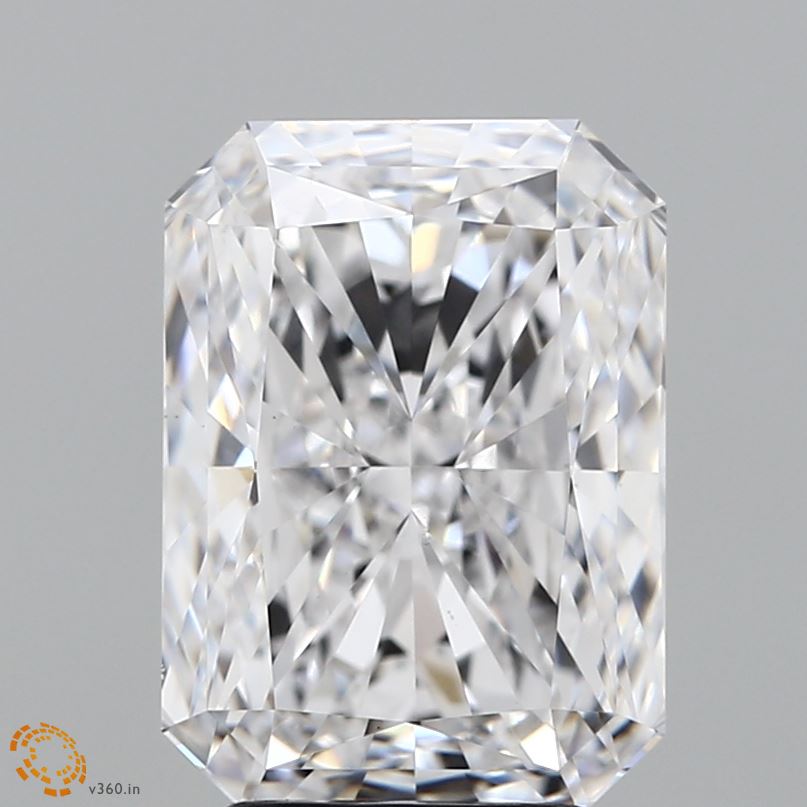 4.04 Carat D-VS1 Radiant Lab Diamond