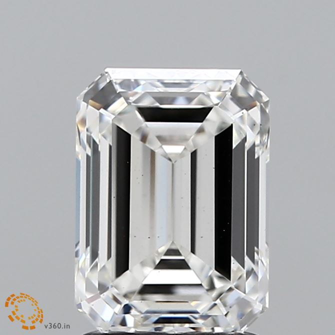 2.12 Carat F-VS2 Emerald Lab Diamond