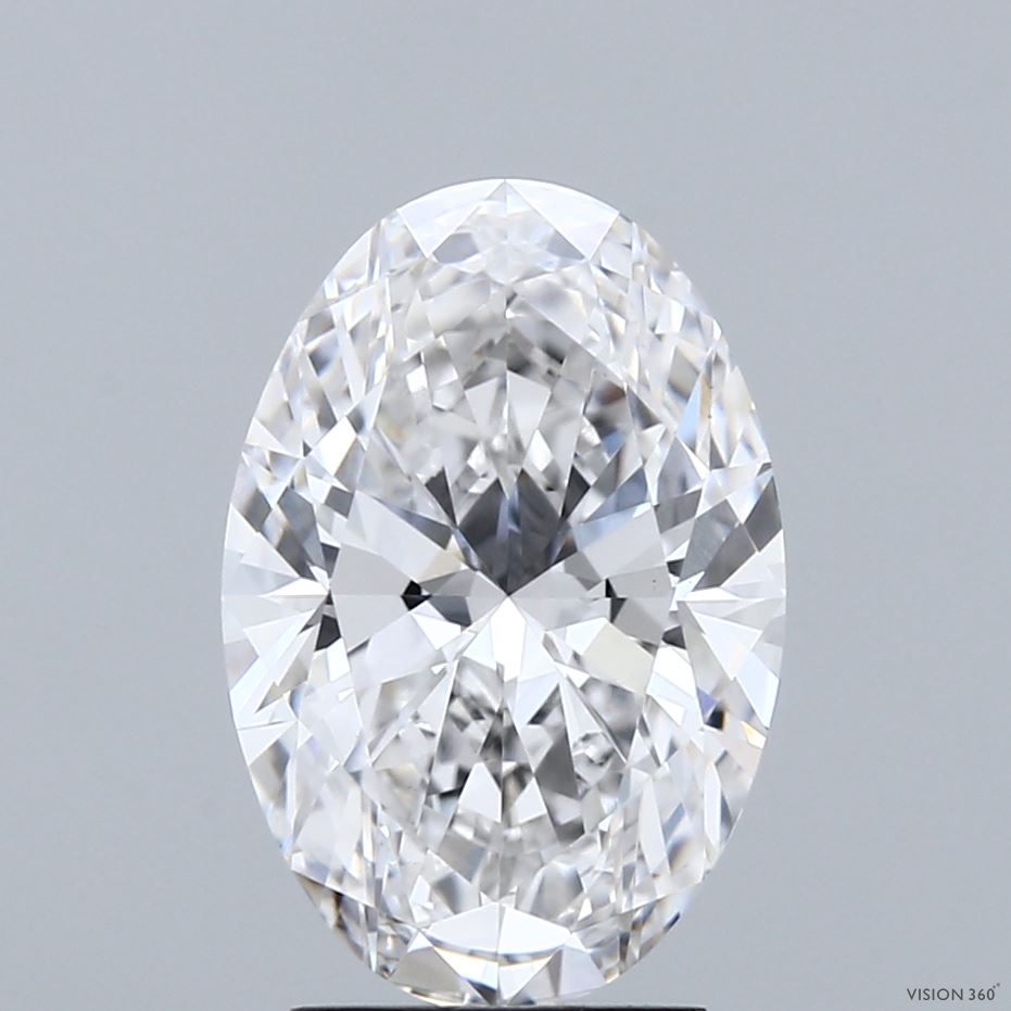 3.06 Carat E-VVS2 Oval Lab Diamond