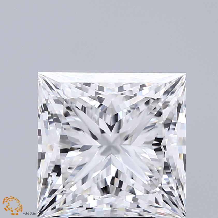 5.17 Carat E-VVS2 Princess Lab Diamond