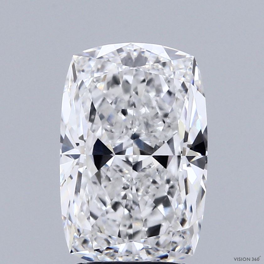 3.09 Carat D-VVS2 Cushion Lab Diamond