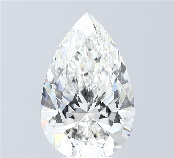 5.09 Carat H-VS1 Pear Lab Diamond