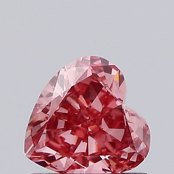 0.63 Carat Heart Cut Fancy Pink
