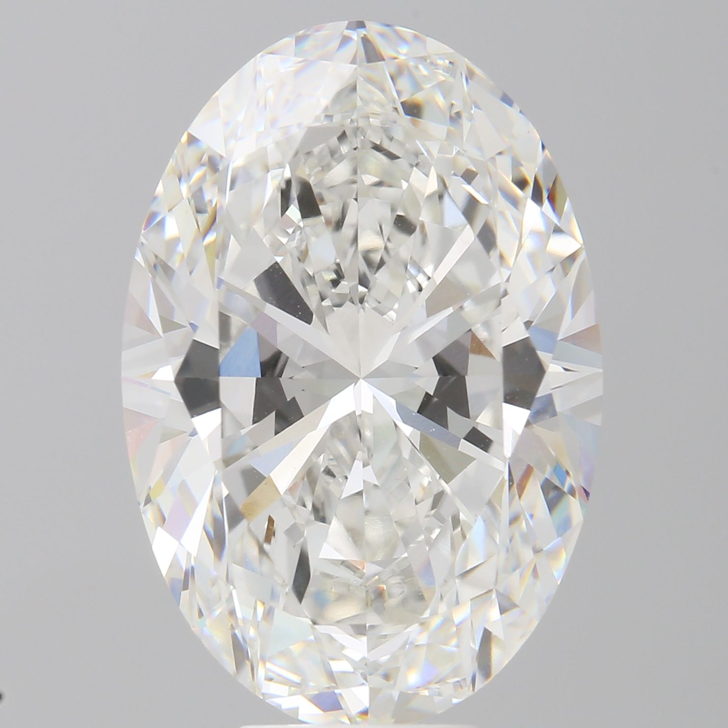10.00 Carat F-VVS2 Oval Lab Diamond