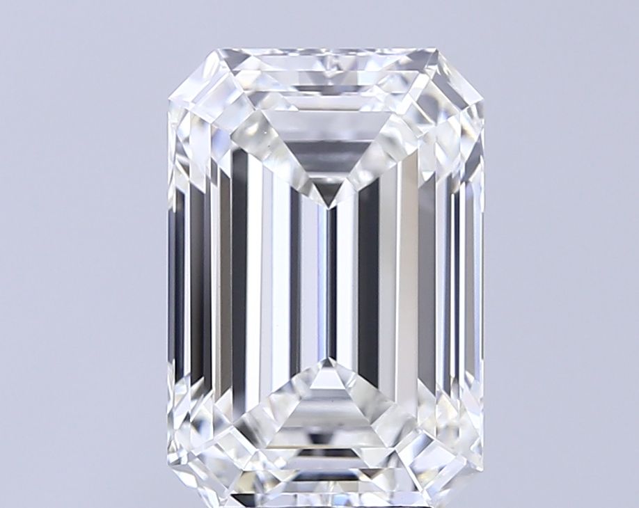 5.06 Carat F-VVS2 Emerald Lab Diamond