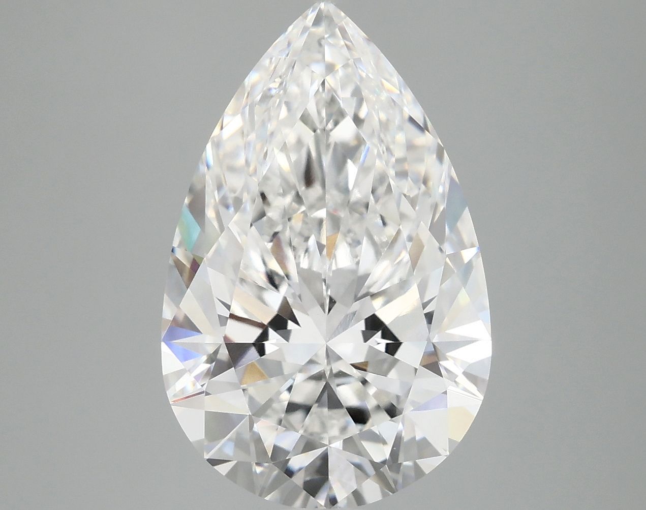 5.09 Carat F-VVS2 Pear Lab Diamond